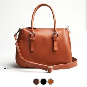 Practical minimalist handbag from M8051. Burgundy